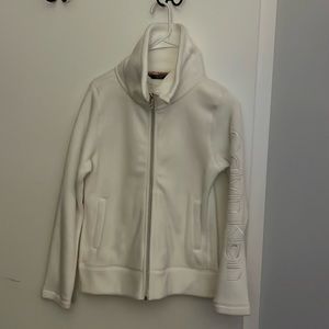 Women’s Calvin Klein XS performance fleece- white